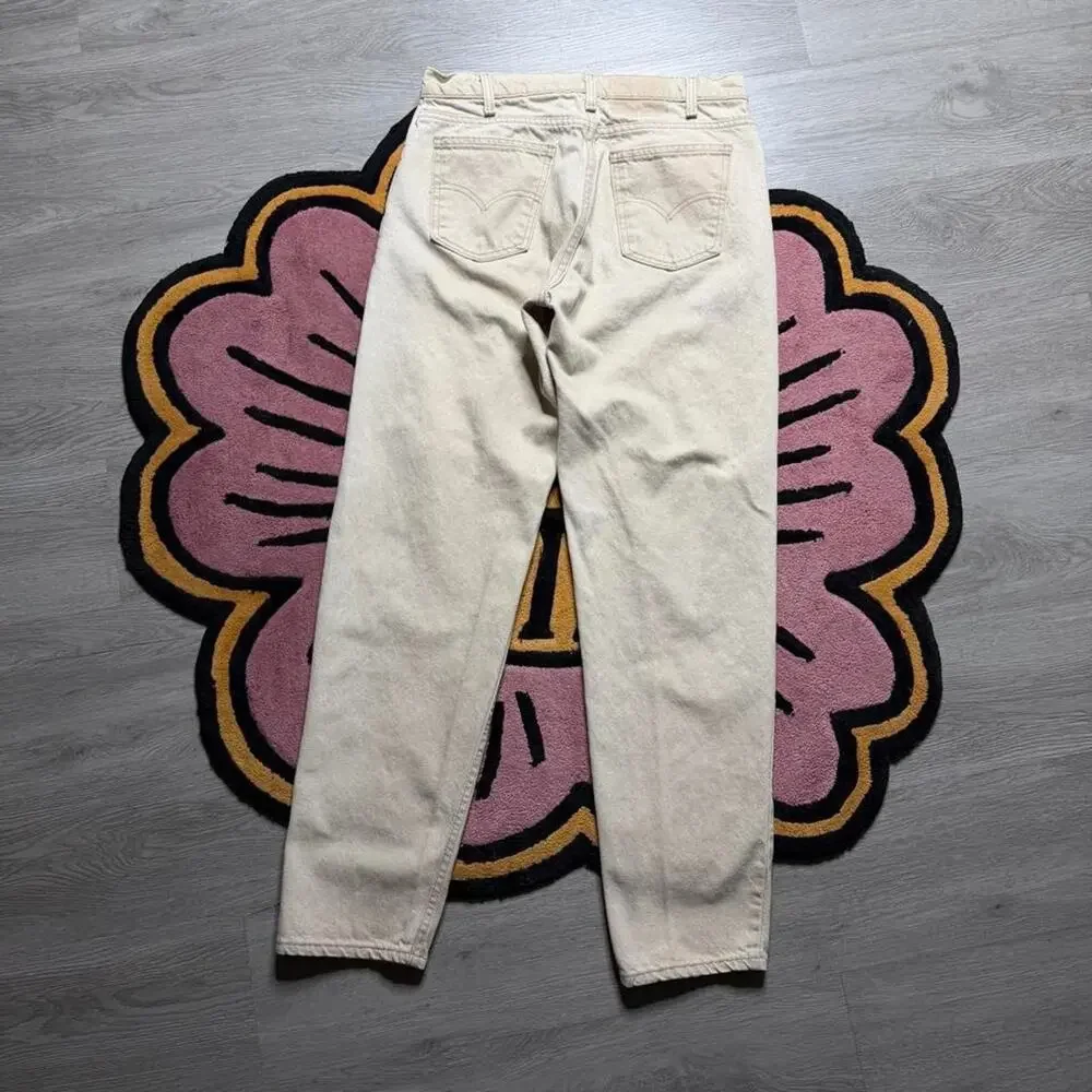 Vintage 90’s Levi’s 550 Relaxed Fit Tapered Leg Orange Tab Denim Jeans 34x32 USA